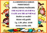 Zinību dienas pasākums skolā 1.septembrī