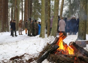 Piemiņas pasākums pie Āpuzniekiem 14.01.2017.