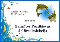 Delfīnu kolekcija bibliotēkā