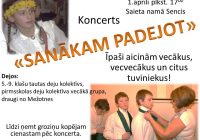 Koncerts vecākiem un vecvecākiem “Sencī” 1.aprīlī