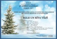 Vānes teātra viesizrāde Kabiles saieta namā 27.04.