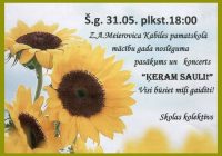 Mācību gada noslēgums skolā 31.maijā