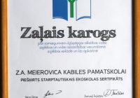 Mūsu ekoskolai Zaļais karogs – otro reizi!