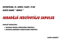 Iedzīvotāju sapulce 19.aprīlī