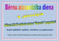 Bērnu aizsardzības diena 1.jūnijā