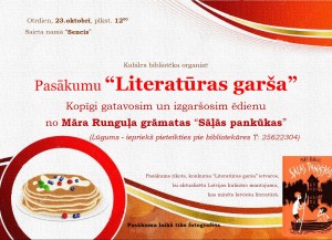 Literārs pasākums saieta namā