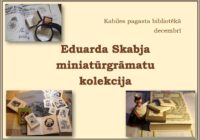 Miniatūrgrāmatu izstāde bibliotēkā