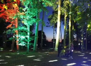 Gaismas spēles Kabiles parkā 23.07.