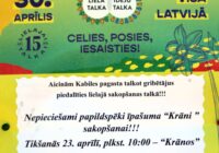 Sakopšanas talka “Krānos” 23.aprīlī