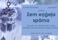 Eņģeļu izstāde bibliotēkā