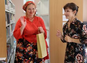 Kabiles pagasta svētki. Bibliotēka