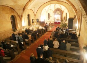 Ziemassvētku svētbrīdis baznīcā 24.12.
